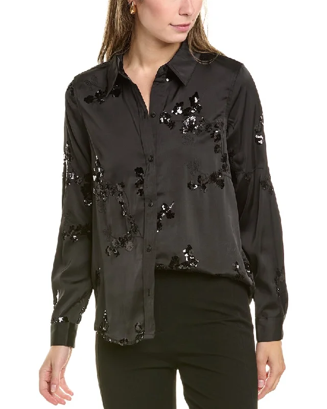 Women's Professional Outfit Unleash Your Trendy Side Nanette Nanette Lepore Sequin Blouse