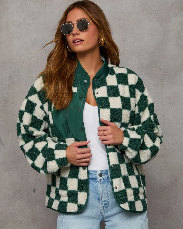 Women's Garments Fashionista Favorites Jamerson Knit Checkered Jacket
