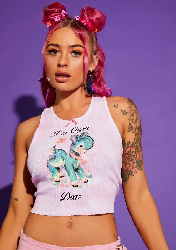 Sale Clothes Online Trendy Clothing Sale I'm Queer Deer Graphic Tank