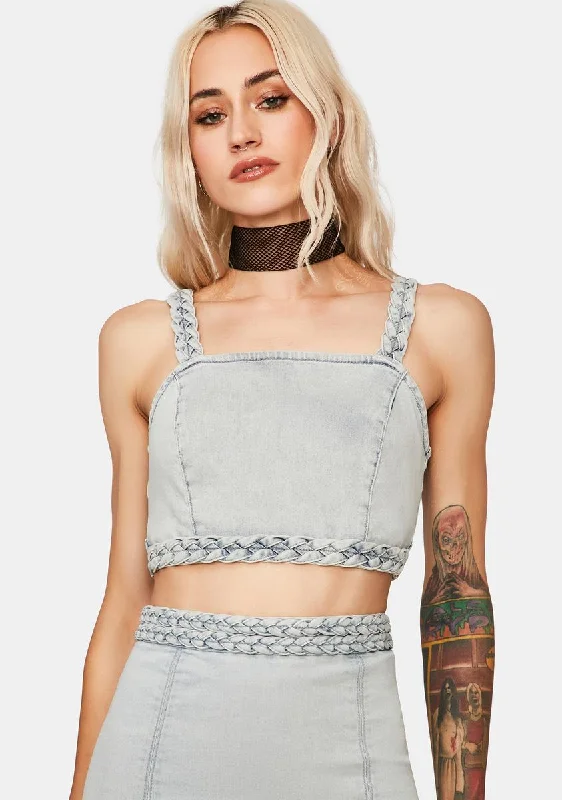 Glamorous Evening Wear Father's Day Deals Double Dutch Crop Top