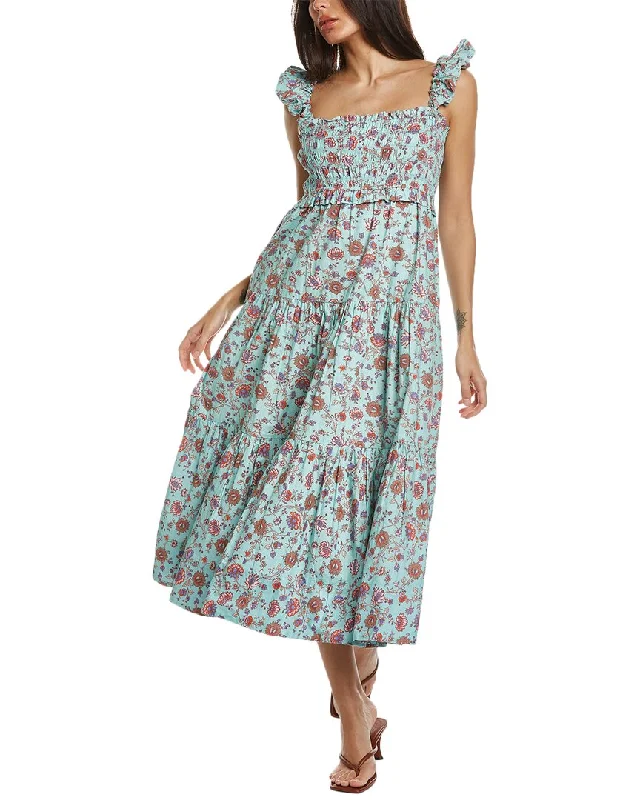 Women's Luxury Garments SEA NY Brita Smocked Dress