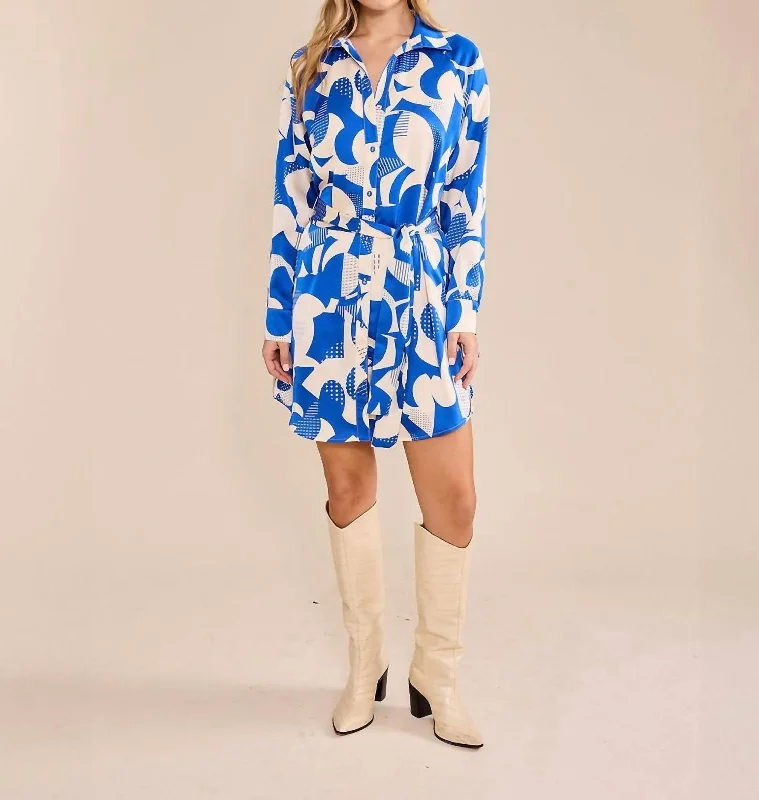 Subtle Sophistication Margaret Dress In Pompidou