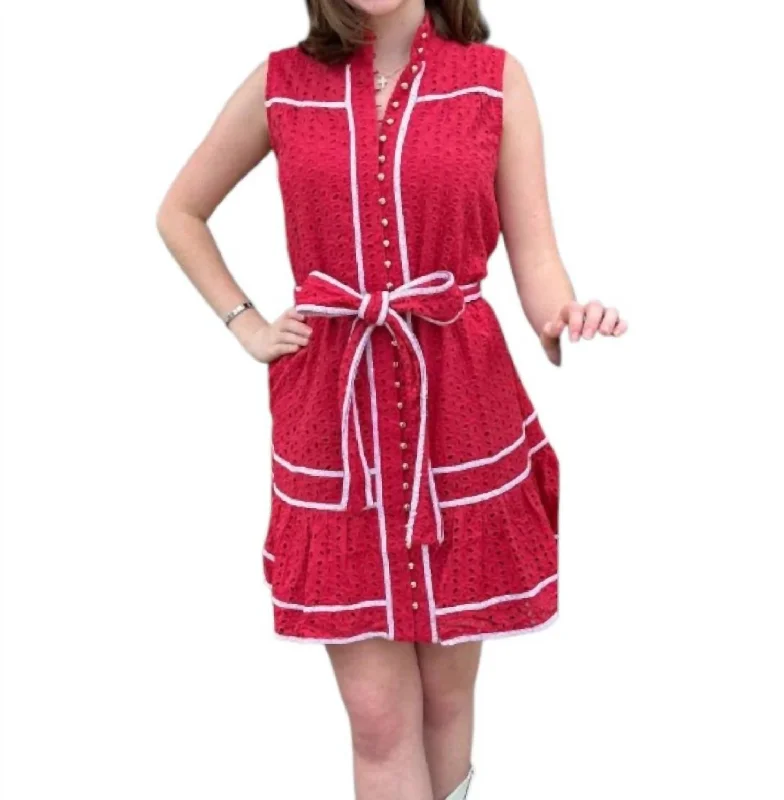Business Casual Outfits Mckinley Dress In Red