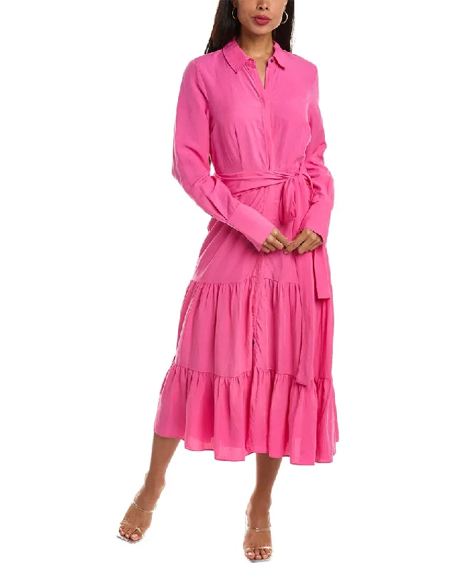 Fashion Forward Style Kobi Halperin Lidia Linen-Blend Dress