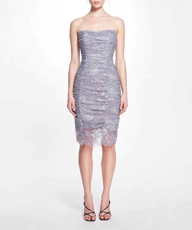 Online Boutiques Best Floral Ruched Cocktail Dress