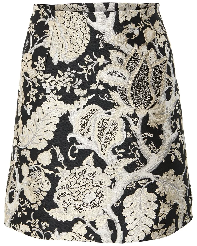 Outfits Ideas Evening Looks Carolina Herrera A-Line Mini Skirt