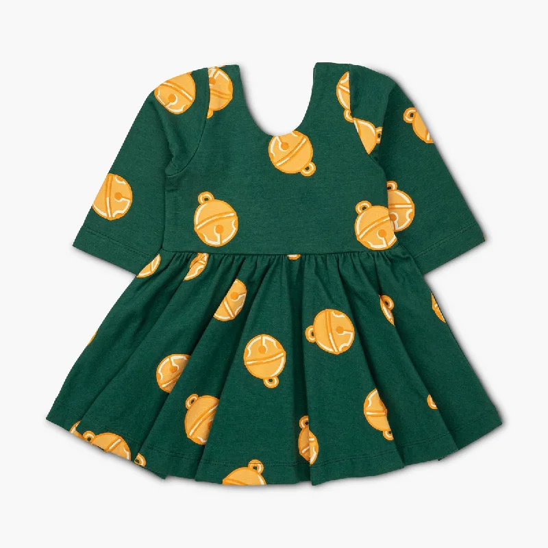 Charming Women's Outfit For Special Occasions Versatile Wardrobe Essentials Long Sleeve Let's Dance Dress_Jingle Bells
