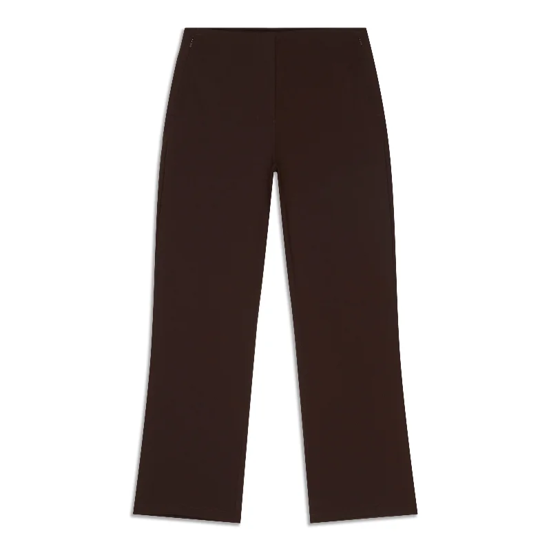 Exclusive Sale Feminine Elegance Smooth Fit Pull-On High-Rise Cropped Pant - Resale